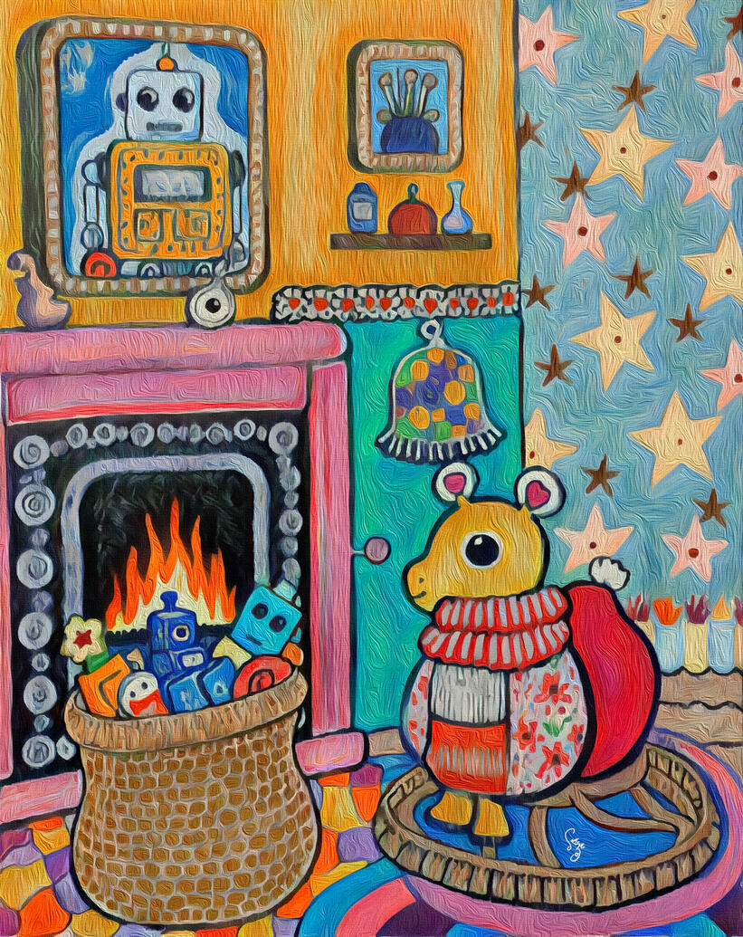 The Stars are Watching | Rock by the Fireplace